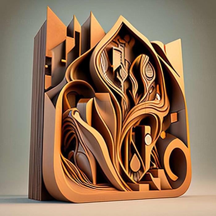 3D model Antonio Gaudi (STL)